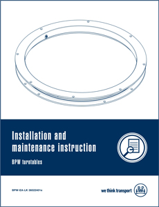 BPW-Turntables-installation-and-maintenance-instruction Ancillary Products | BPW - we think transport